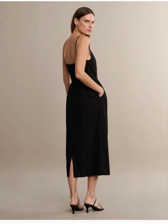 Jenni Kayne Dresses & Skirts - Jenni Kayne Black Midi Slip Dress